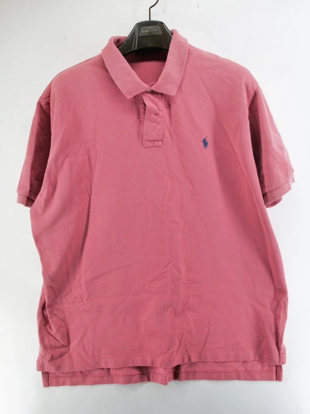 Polo Ralph Lauren Salmon Pink Short Sleeve Polo Shirt Mens XXL Made in USA